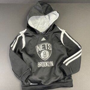 Adidas Brooklyn Nets Hooded Sweater Size 4T